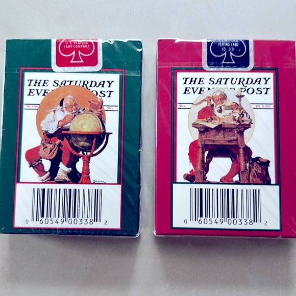 Norman Rockwell Christmas Playing Cards;
Limited Edition Tin Box - Picture 4 of 4